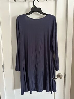 Old Navy Long Sleeve Navy Swing Dress